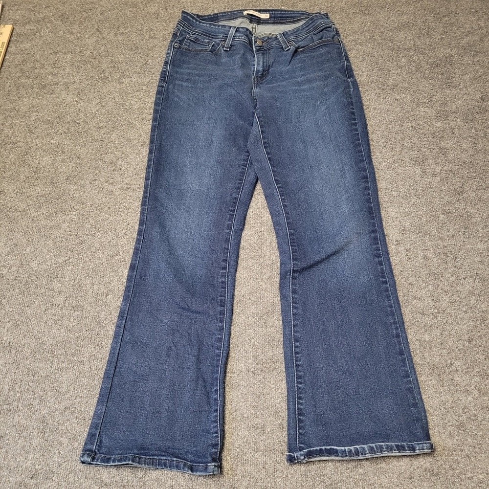 Levi's Jeans Womens Size 10 Blue 529 Curvy Bootcut Dark Wash Stretch Denim